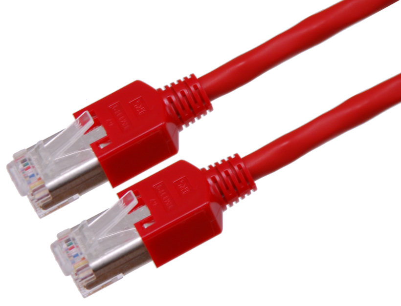 Patch Cable RJ45 S/UTP Cat5e 13m Red