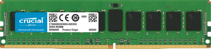 Mémoire 16 Go Crucial DDR4 3 200 MHz