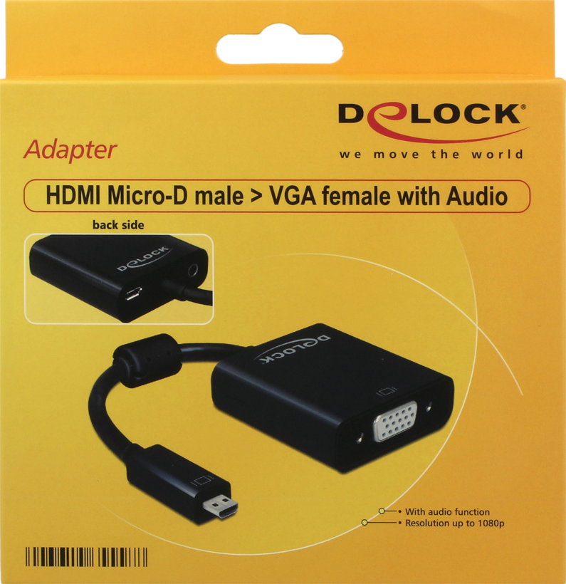 Delock Micro-HDMI - VGA Adapter