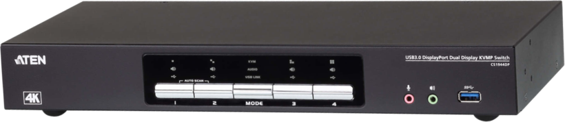 ATEN KVM Switch DP DualHead 4-port