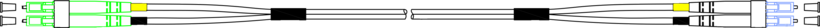 FO Duplex Patch Cable LC-LC8° 9µ 2m