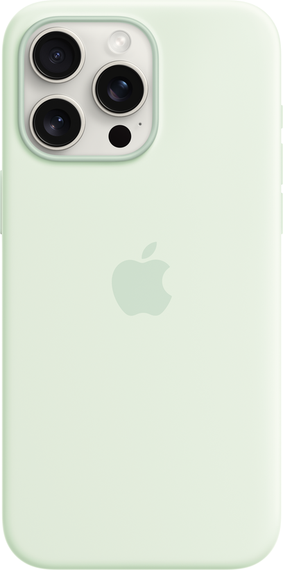 Apple iPhone 15 ProMax Silikon Case mint