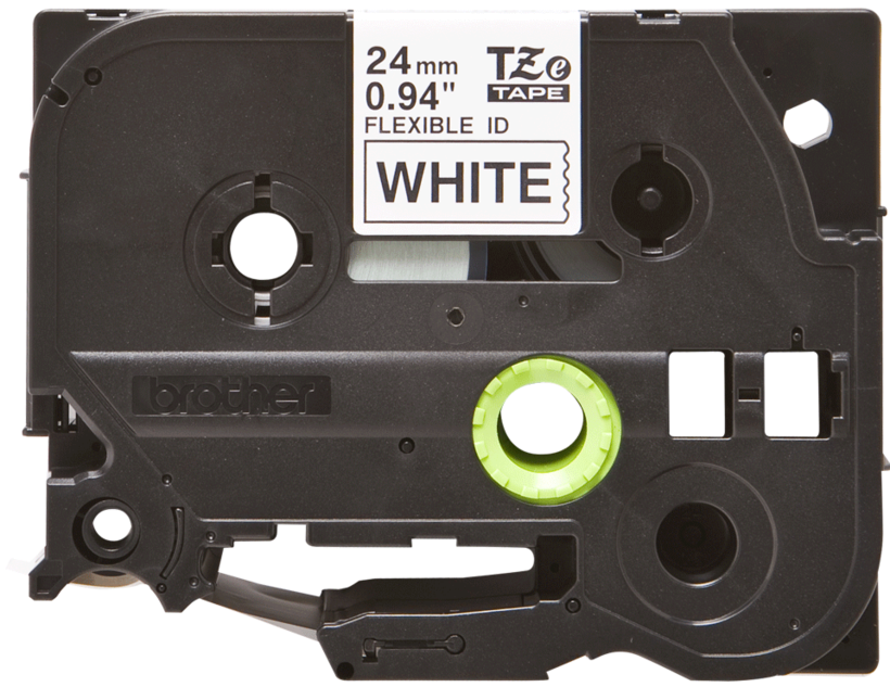 Ruban Brother TZe-FX251 24mmx8m blanc