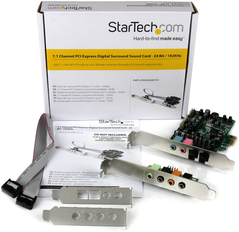 StarTech 7.1 Channel PCIe Interface