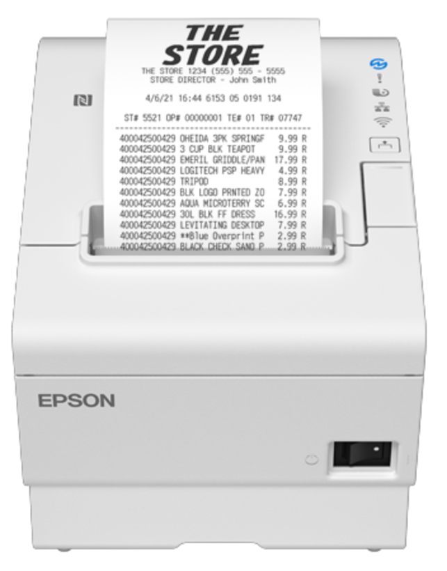 Epson TM-T88VII Ethernet POS White