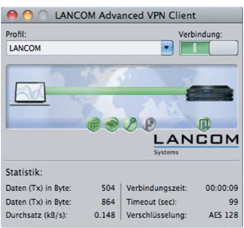 Client VPN macOS LANCOM Advanced