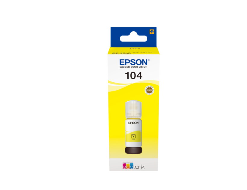 Tinta Epson 104 EcoTank amarillo