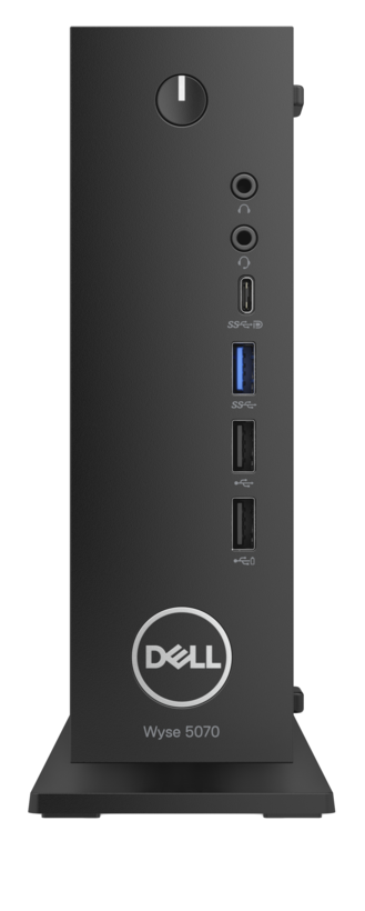 CLIENT LÉGER DELL WYSE 5070 EXT + BLOC D'ALIMENTATION + SUPPORT (16 Go