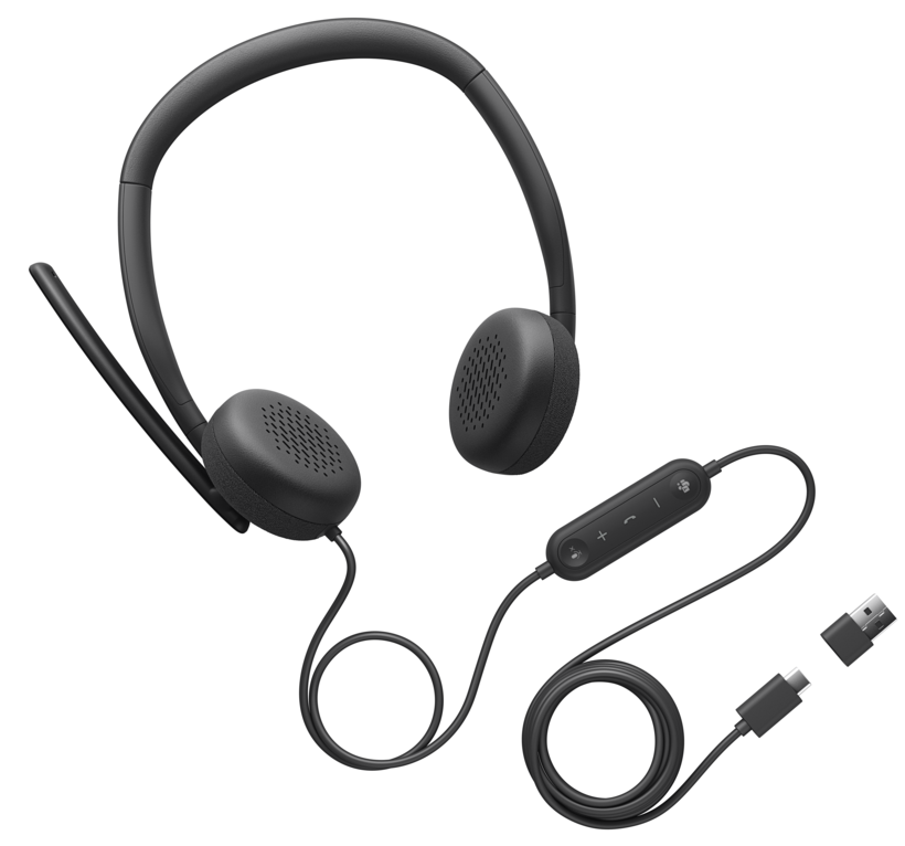 Headset com fio Dell WH3024