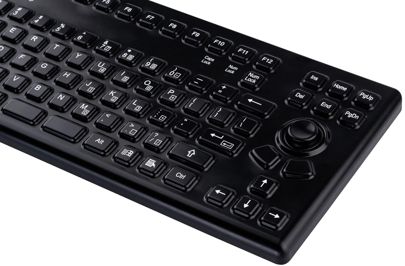 GETT InduProof 3 Silicone Keyboard Black