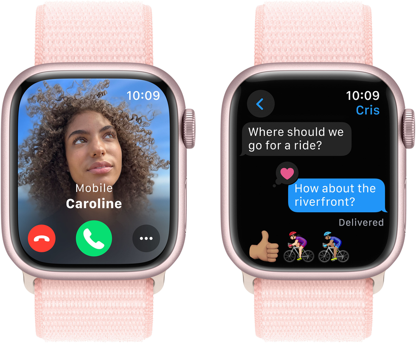 Apple Watch S9 GPS 41mm alu rózsaszín