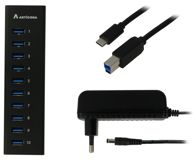 ARTICONA USB-C 3.0 Hub 10-port