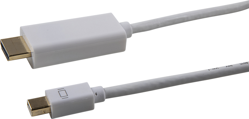 Câble mini DisplayPort > HDMI, 1 m