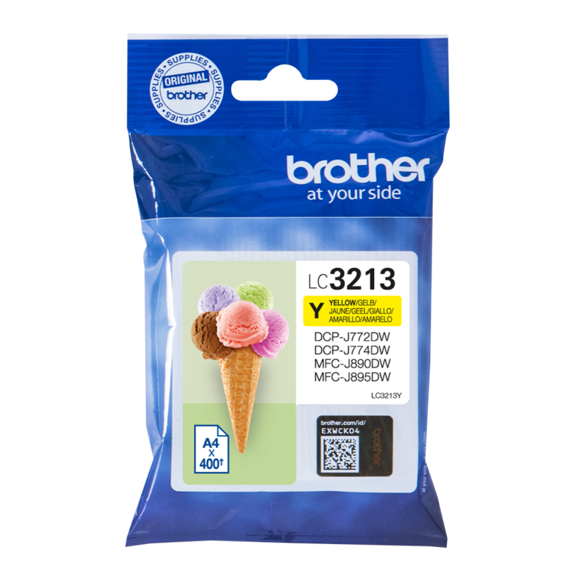 Tinteiro Brother LC-3213Y amarelo