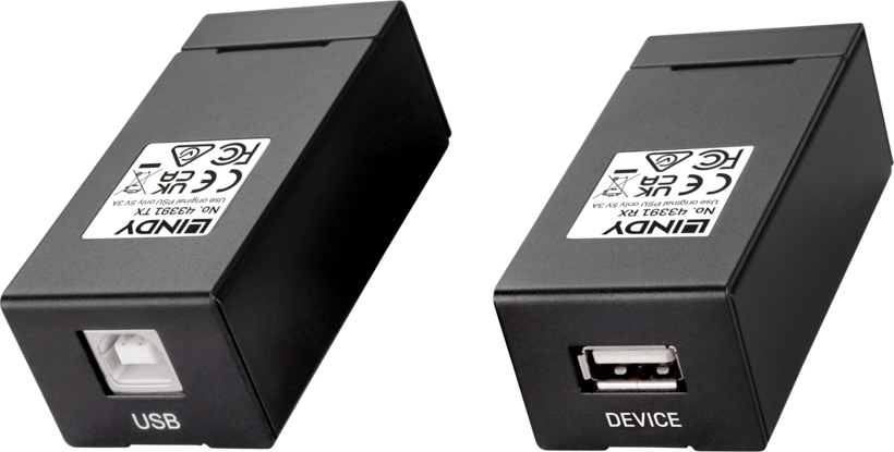 Extens. USB 2.0 LINDY vía Cat6 máx.150m