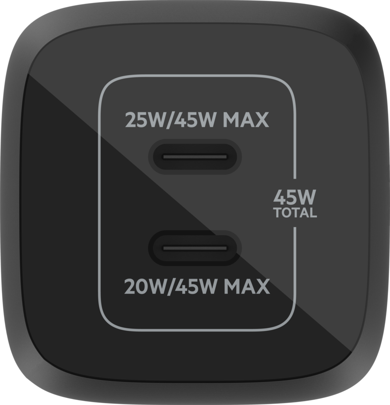 Belkin 45W Dual USB-C GaN Wall Charger