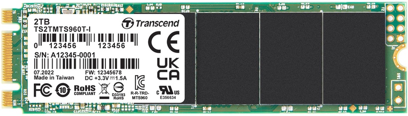 Transcend MTS960T-I SATA M.2 2 TB SSD