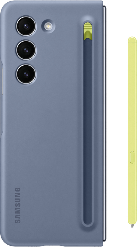 Coque Samsung Z Fold5 Slim S Pen, bleu