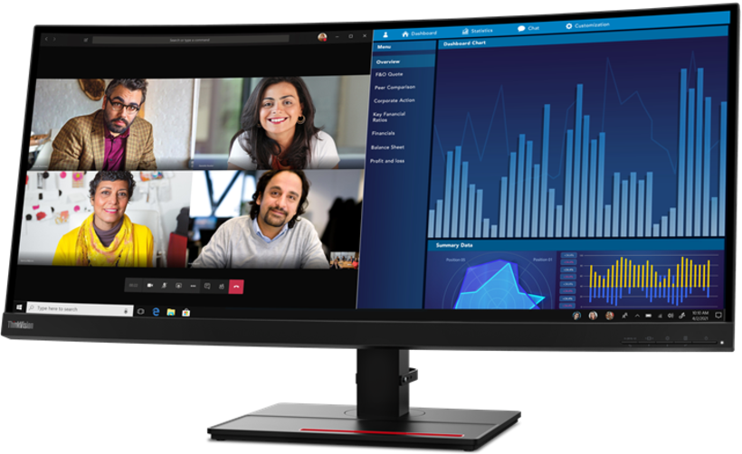 Lenovo ThinkVision P34w-20 Curved