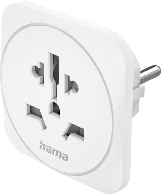 Hama "Uni" to Euro Plug Travel Adapter