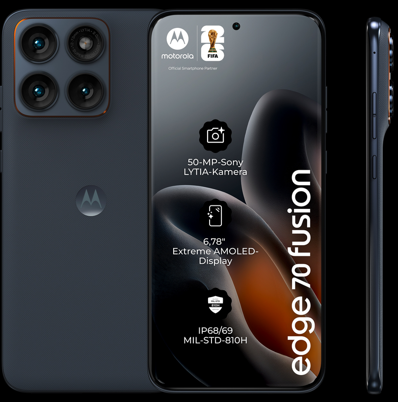 Motorola edge 70 fusion 256 GB grau