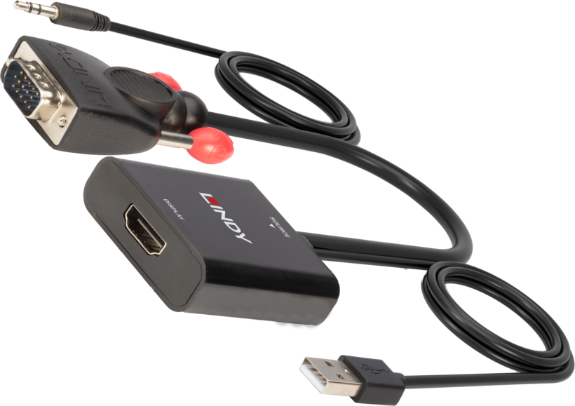 Adattatore VGA+audio - HDMI LINDY