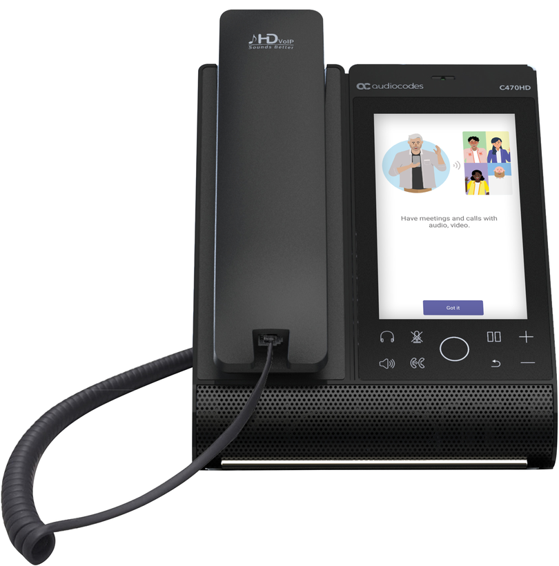 AudioCodes C470HD Teams Phone PoE
