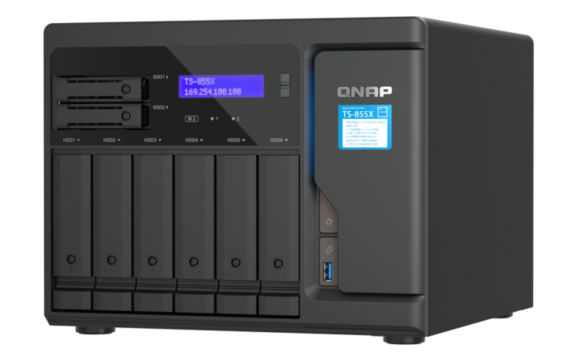 NAS QNAP TS-855X 8 GB 8 baías