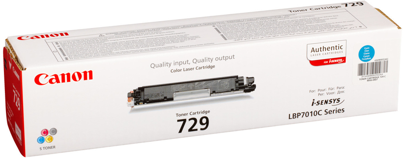 Canon 729 Toner Cyan