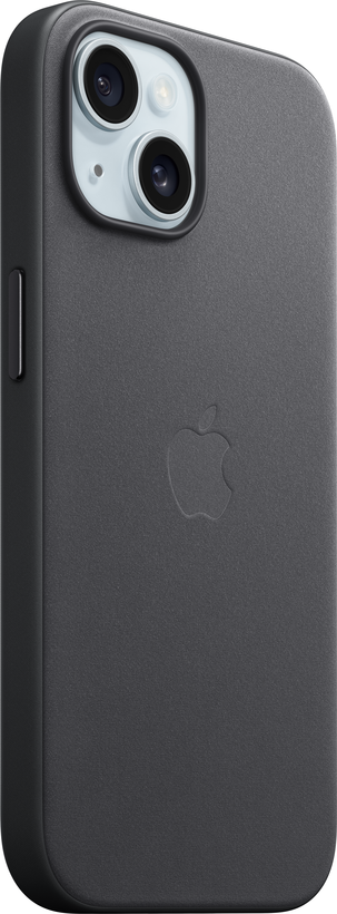 Apple iPhone 15 Feingewebe Case schwarz