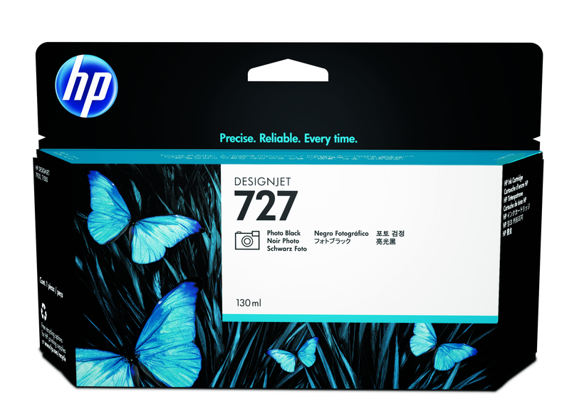 HP 727 Ink 130ml Photo Black
