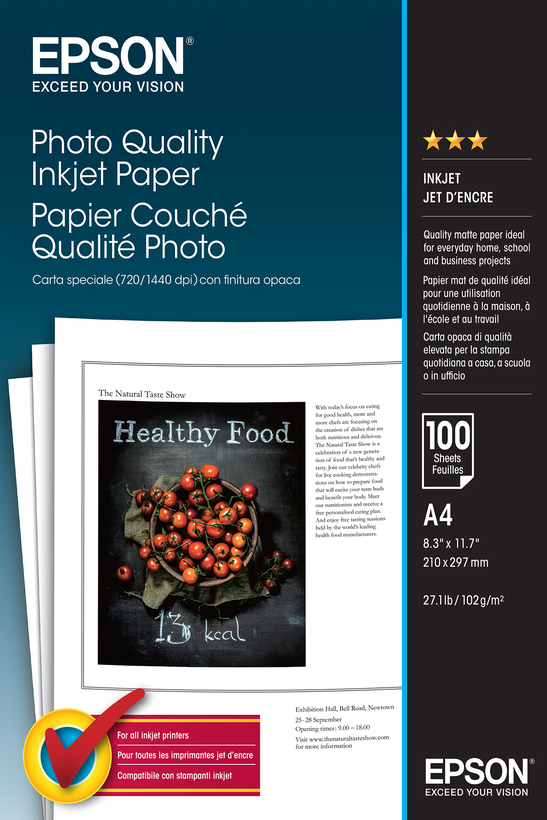 Epson Photo Quality Inkjet A4 Paper