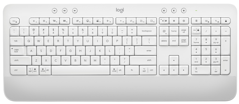 Kit clavier/souris Logitech MK650 blanc