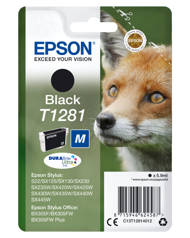 Epson T1281 M Ink Black