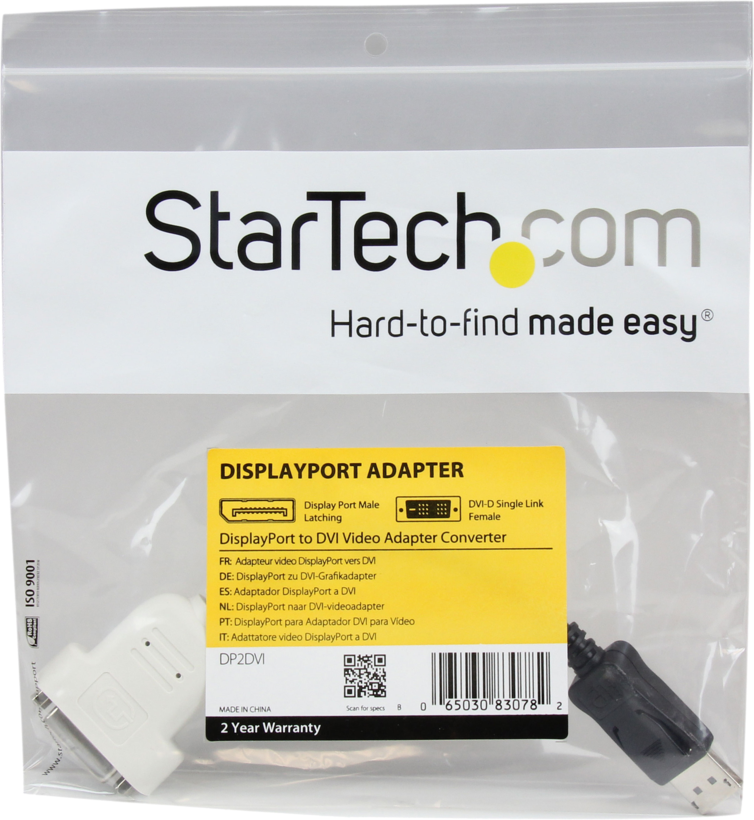 StarTech DisplayPort - DVI-D Adapter