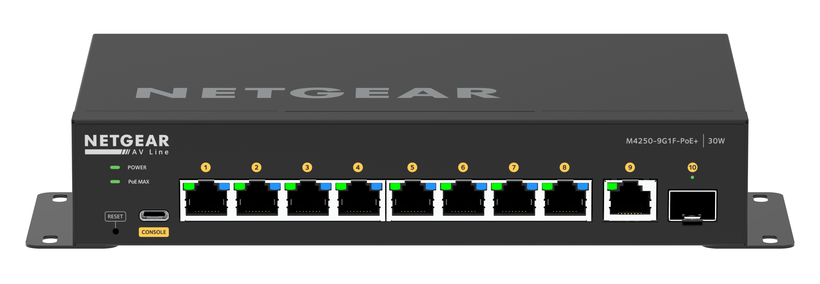 NETGEAR M4250-9G1F-PoE+ AV Line Switch