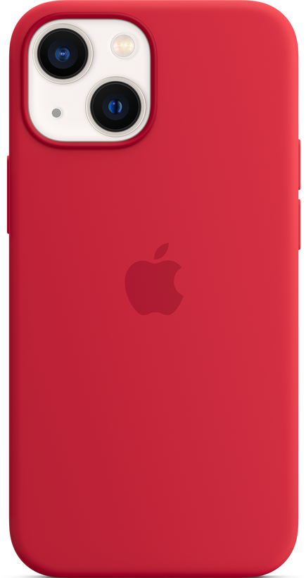 Coque silicone Apple iPhone 13 mini RED