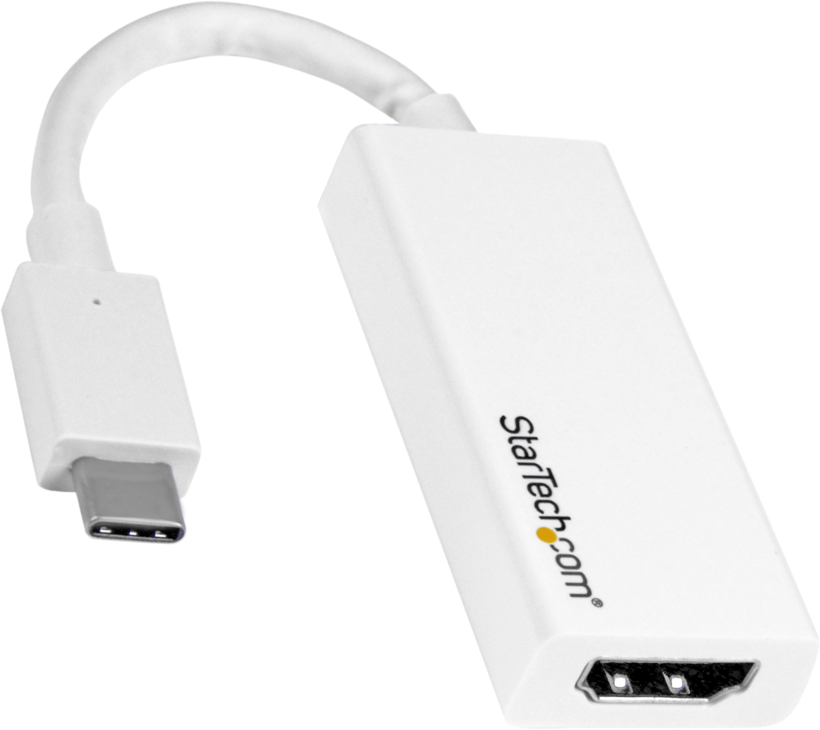 Adapter USB wt. typ C - gn. HDMI, biały