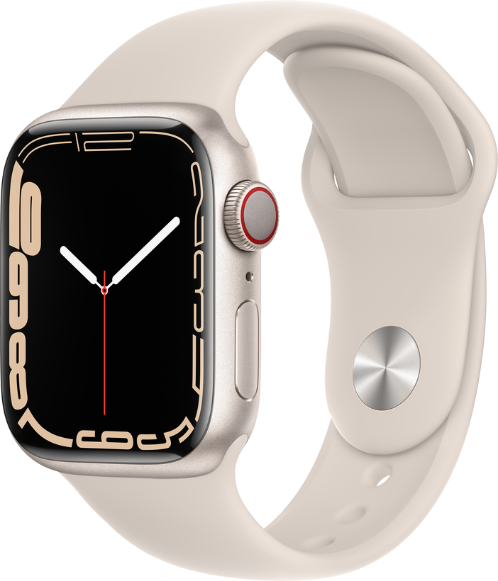 Apple Watch S7 GPS+LTE 41mm Alu Strlight
