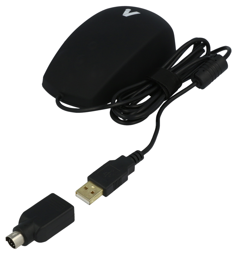 Vodě odolná optická myš USB+PS/2