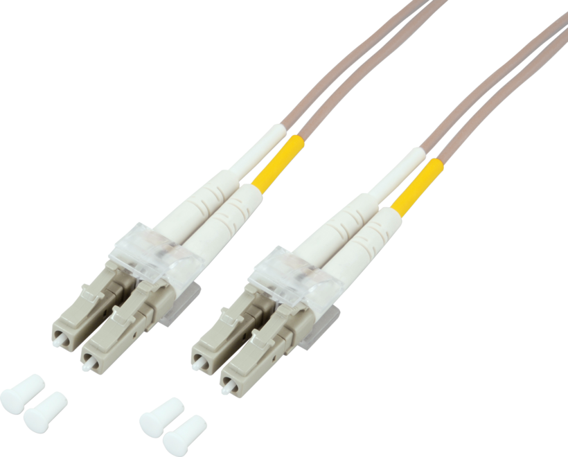 Câble patch FO duplex stab. LC-LC 2m 50µ