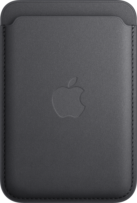 Kapsa z jemné látky Apple iPhone černá