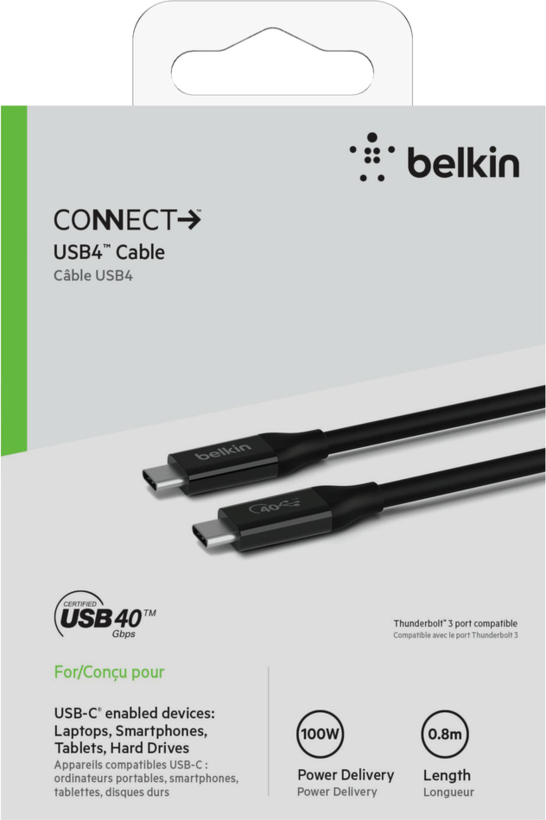 Câble USB-C Belkin 0,8 m