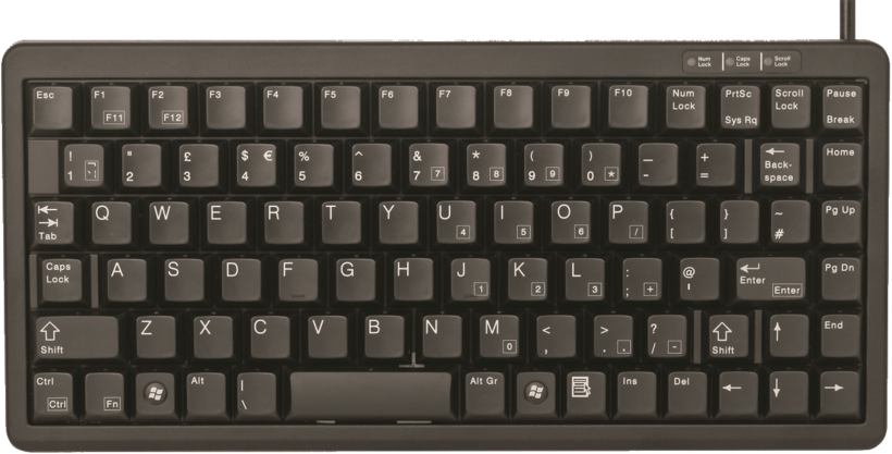 CHERRY G84-4100 Compact Keyboard Black