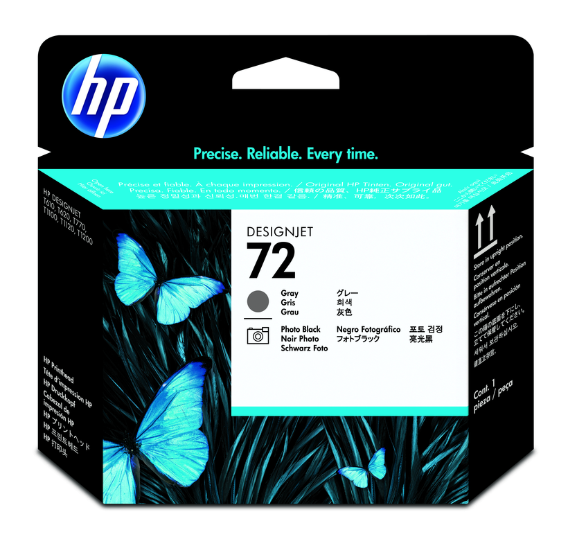 HP 72 Druckkopf fotoschwarz + grau