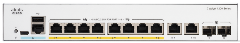 Cisco Catalyst C1200-8P-E-2G Switch