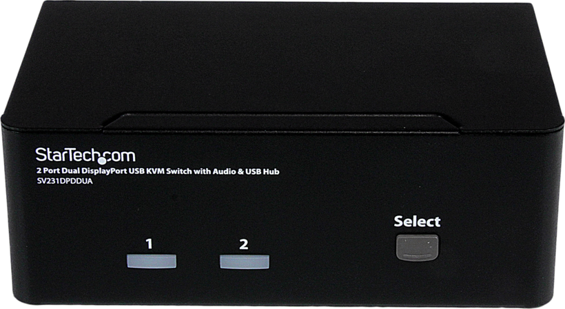 Switch KVM StarTech DP cab. doble 2 pt.