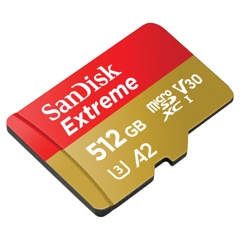 Carte microSDXC 512 Go SanDisk Extreme