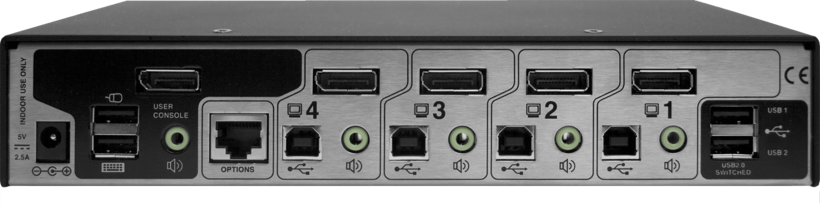 ABL ADDERView 4PRO-DP KVM Switch