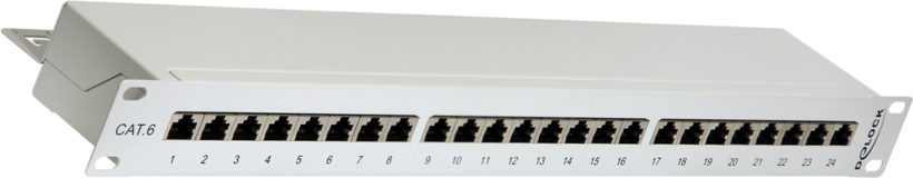 Patchpanel RJ45 LSA+ 24-fach Cat6